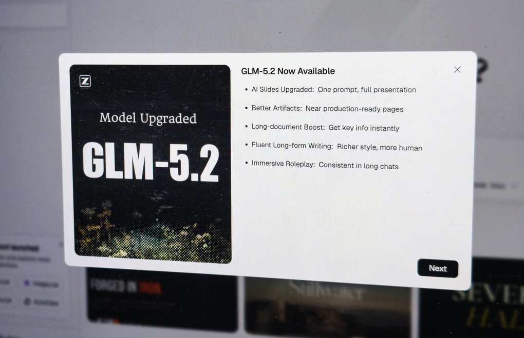 China's Zhipu introduces the latest model GLM-5.2. Photo: Nam Nguyen
