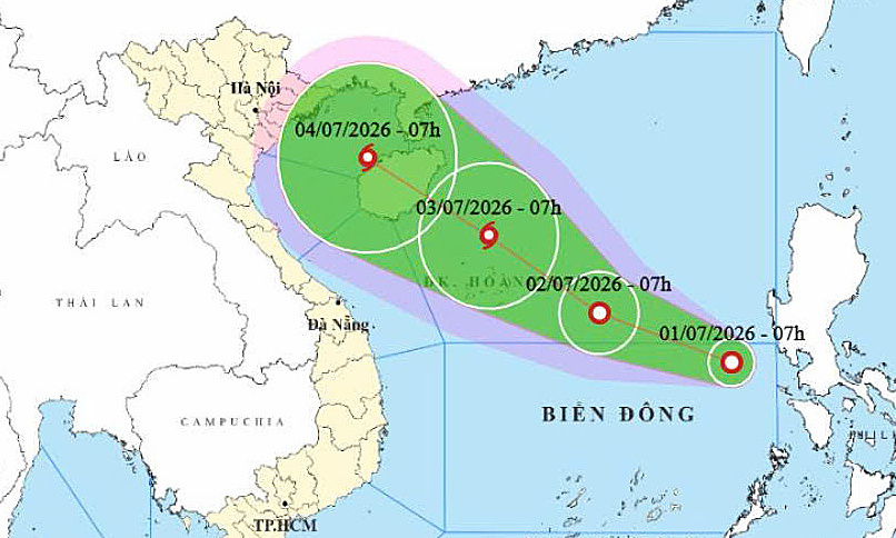 Áp thấp nhiệt đới hình thành trên Biển Đông