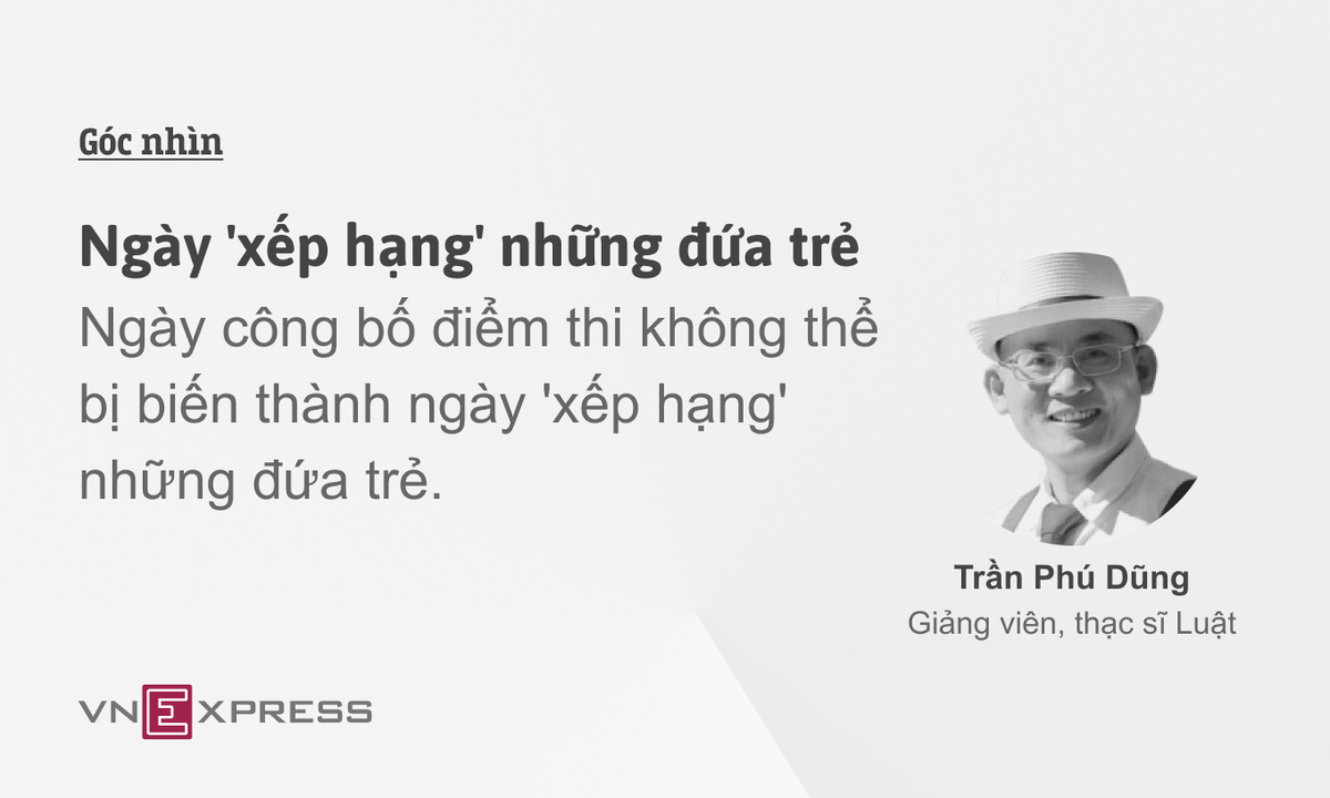Ngày 'xếp hạng' những đứa trẻ