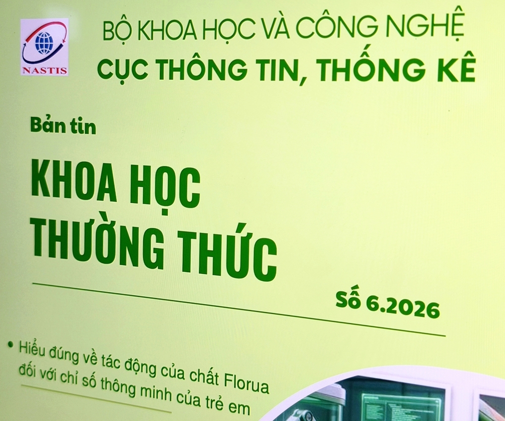 Regular scientific newsletter issued monthly by the Department of Information and Statistics. Photo: Nam Nguyen