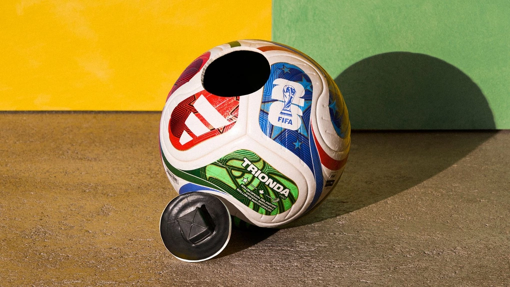 Connected Ball Technology system inside the Trionda ball. Photo: Adidas