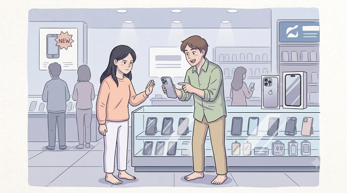 Bạn trai giận vì tôi từ chối mua điện thoại đời mới tặng anh