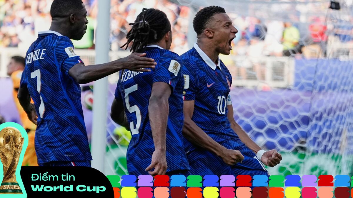 Tin World Cup 6h: Mbappe ghi bàn, Pháp đánh bại Paraguay | Morocco hạ Canada