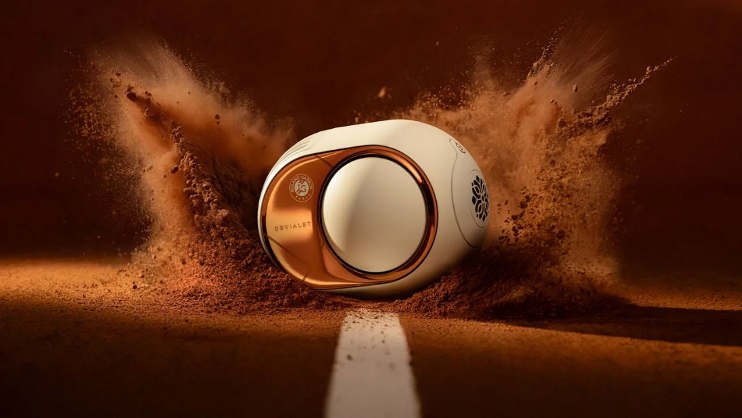 Design of Devialet Phantom Ultimate Roland-Garros Exclusive Edition interior speakers. Photo: Devialet
