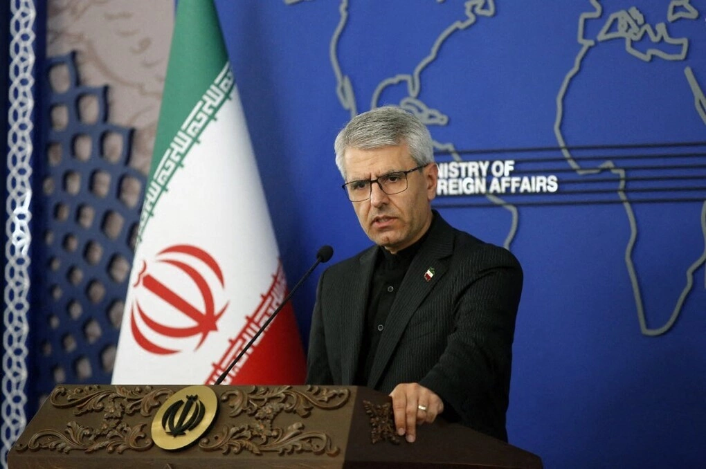 Người phát ngôn Bộ Ngoại giao Iran Esmail Baghaei tại Tehran ngày 4/5. Ảnh: AFP
