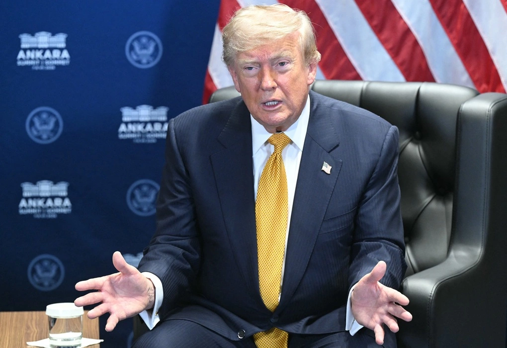 Tổng thống Mỹ Donald Trump tại Ankara, Thổ Nhĩ Kỳ ngày 8/7. Ảnh: AFP
