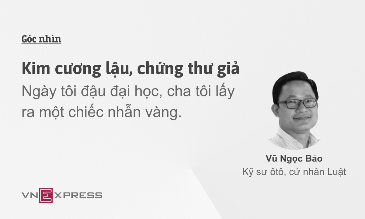 Kim cương lậu, chứng thư giả