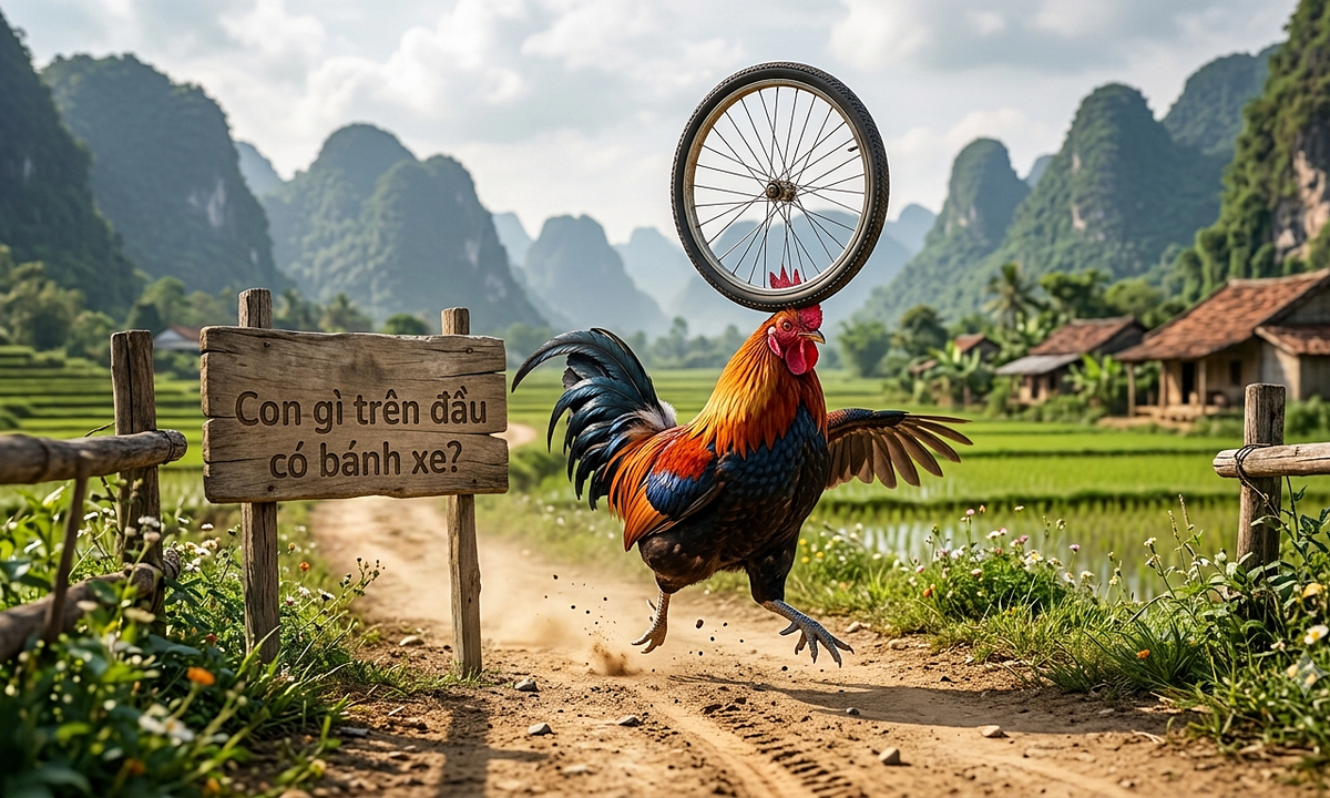 Con gì trên đầu có bánh xe?