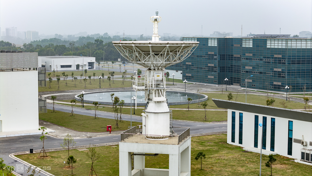 Trung tâm Vũ trụ Việt Nam tại Khu Công nghệ cao Hòa Lạc, tháng 3/2025. Ảnh: Giang Huy