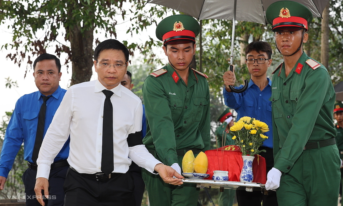 Đồng Nai an táng 63 liệt sĩ quy tập từ Campuchia