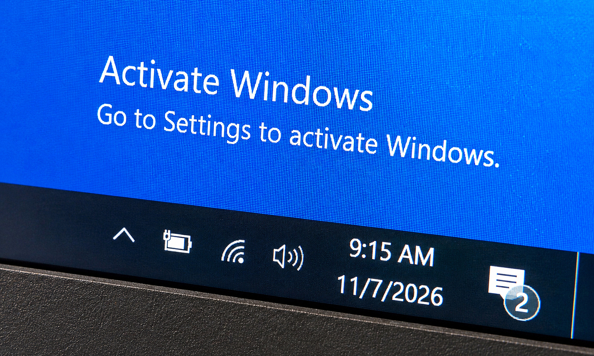 Dùng máy tính báo 'Activate Windows' có vi phạm bản quyền?