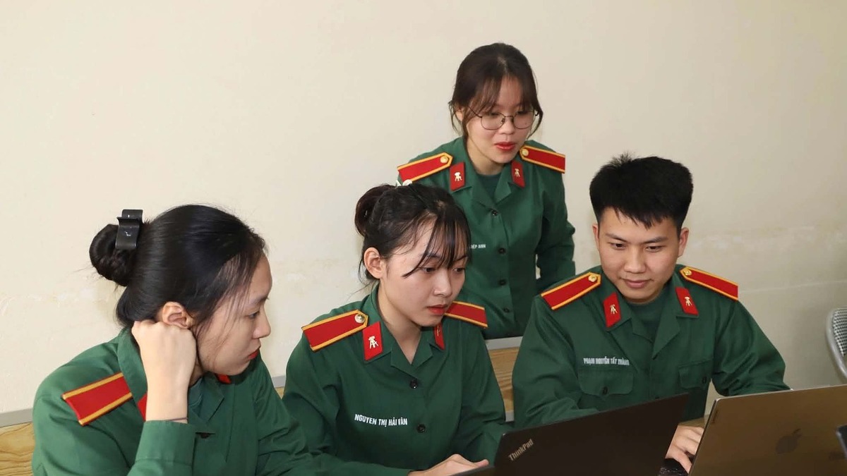 Điểm sàn hệ dân sự Học viện Kỹ thuật quân sự cao nhất 22,75