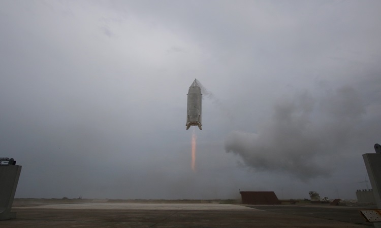 RV-Twitter rocket during a test launch on July 11. Photo: AFP