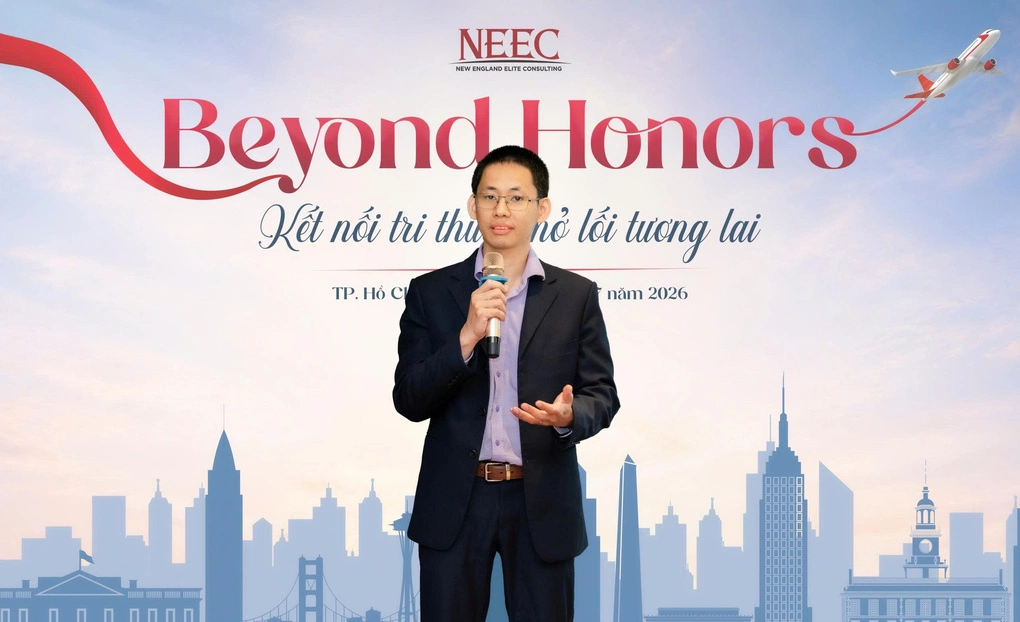 PGS. TS Nguyễn Văn Hiển tại sự kiện của NEEC. Ảnh: NVCC