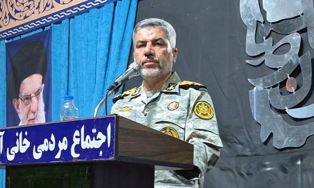 Chuẩn tướng Mohammad Akraminia phát biểu tại Tehran, Iran hôm 14/7. Ảnh: IRNA