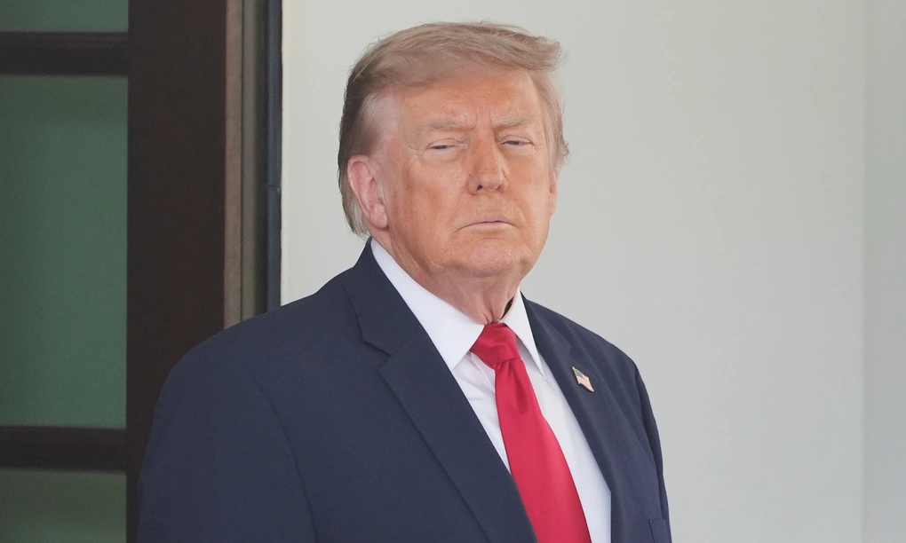 Tổng thống Mỹ Donald Trump tại Nhà Trắng hôm 14/7. Ảnh: AP