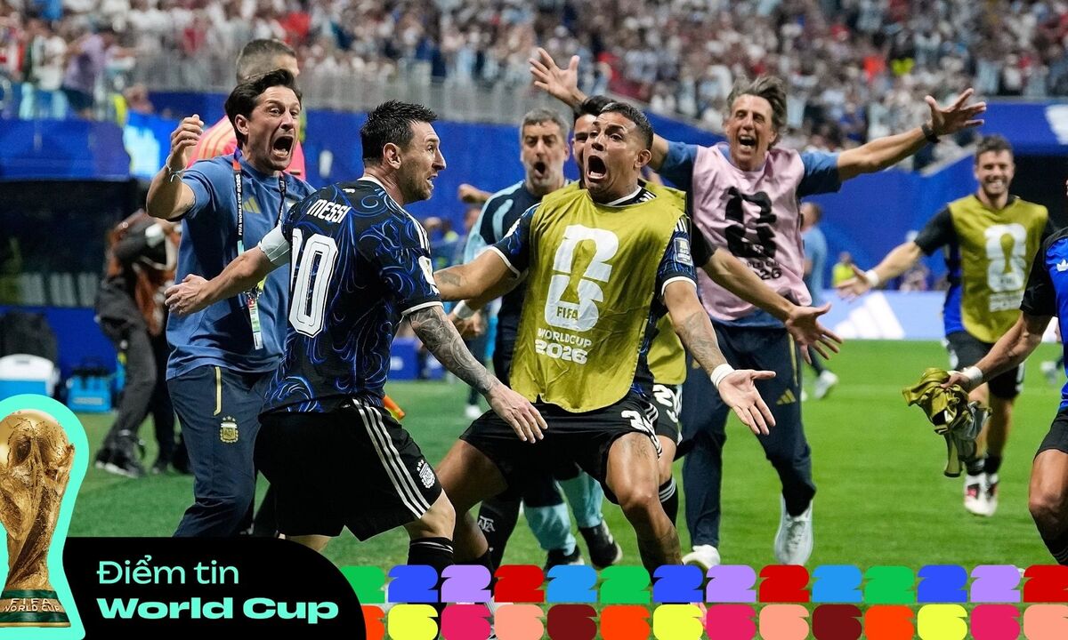 Tin World Cup 6h: Argentina thắng ngược Anh | Bellingham vỗ đầu đối thủ sau thất bại