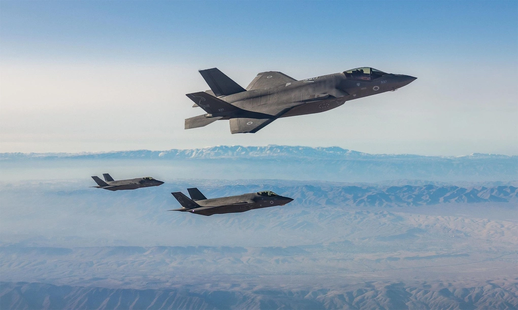 Tiêm kích Israel tham gia chiến dịch không kích Iran ngày 15/3. Ảnh: IDF