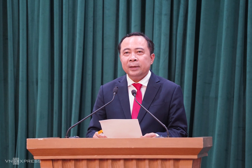 Bộ trưởng Khoa học và Công nghệ Vũ Hải Quân tại lễ ký hợp tác với Bộ Khoa học và Công nghệ, ngày 21/7/2026. Ảnh: Lưu Quý