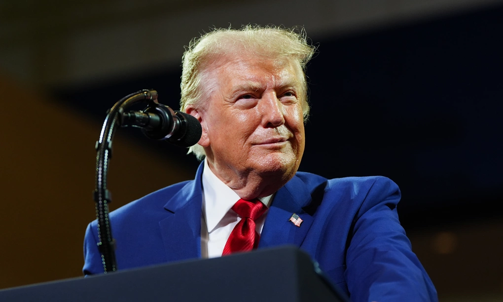 Tổng thống Trump phát biểu tại thành phố Marietta ở bang Georgia, Mỹ hôm 22/7. Ảnh: AP