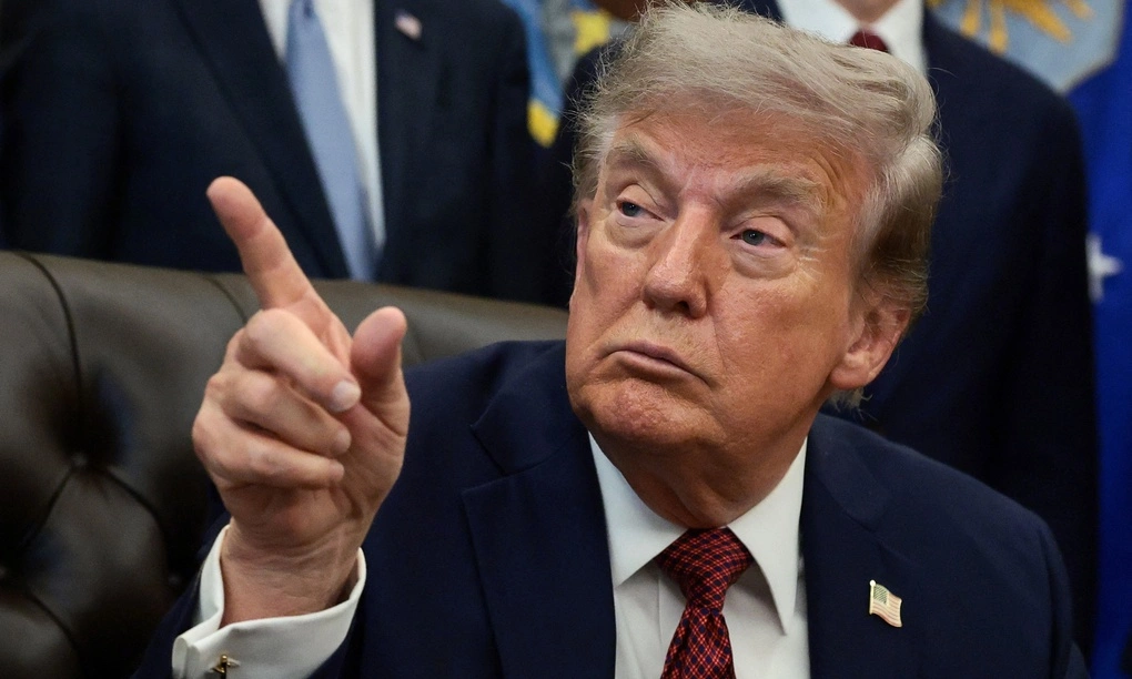 Tổng thống Mỹ Donald Trump tại Phòng Bầu dục, Nhà Trắng, ngày 24/7. Ảnh: Reuters