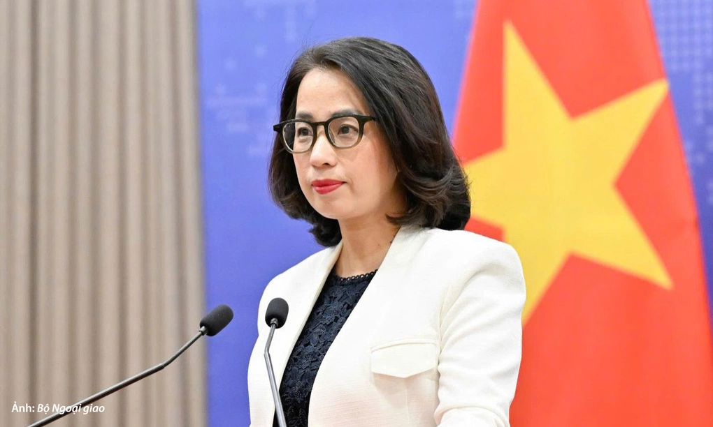 Người phát ngôn Bộ Ngoại giao Phạm Thu Hằng. Ảnh: BNG