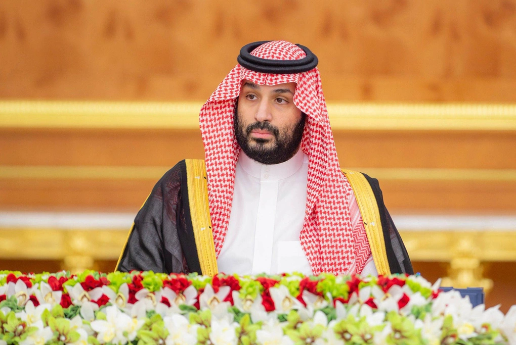 Thái tử Mohammed bin Salman trong cuộc họp tại Jeddah, Arab Saudi hồi tháng 2/2026. Ảnh: Reuters