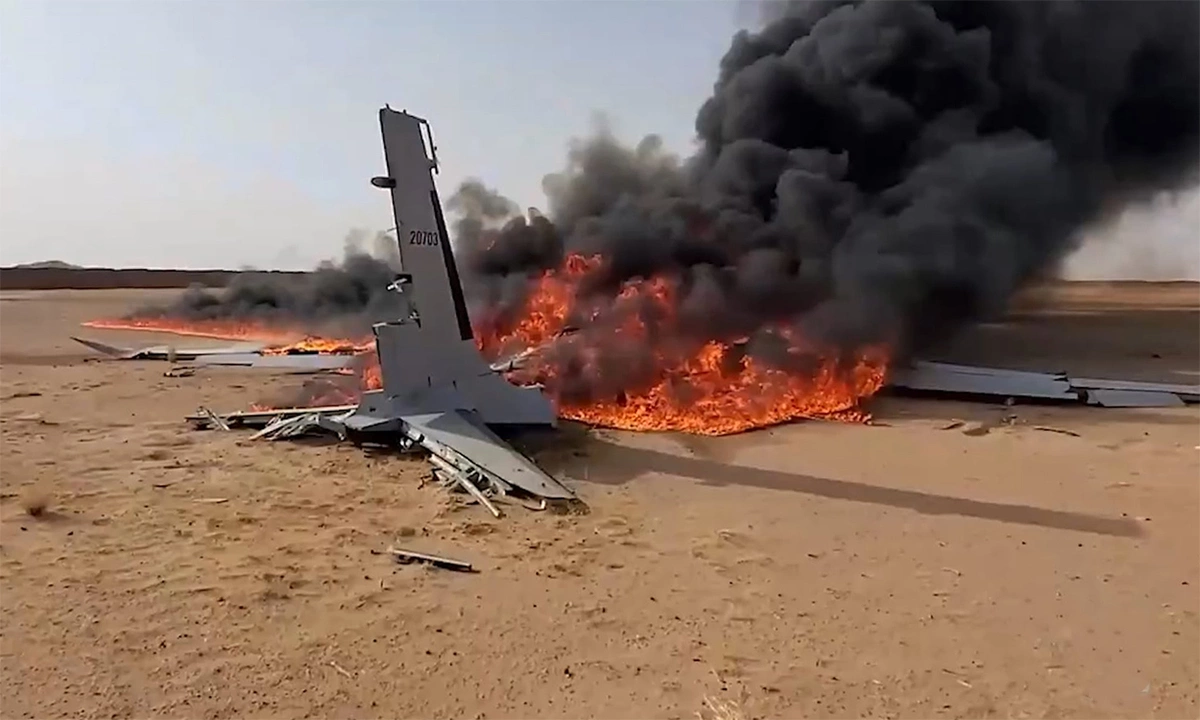 Houthi bắn rơi UAV hàng chục triệu USD của Arab Saudi