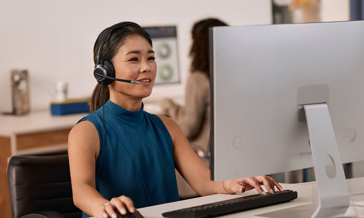 Tai nghe HP Poly Mission hỗ trợ đàm thoại liên tục