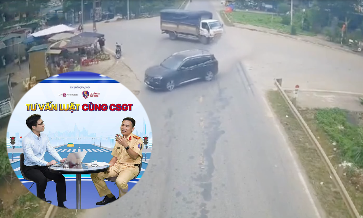 CSGT chỉ cách xác định đúng, sai khi đâm va tại ngã tư