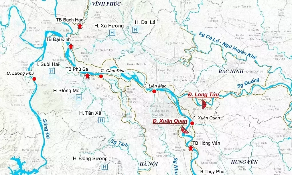 Thống nhất nghiên cứu xây ba đập dâng trên các sông Hồng, Đuống và Đà
