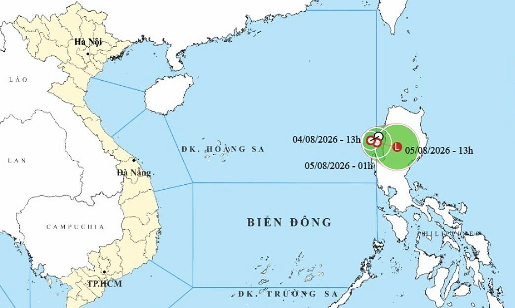 Áp thấp nhiệt đới hình thành trên Biển Đông