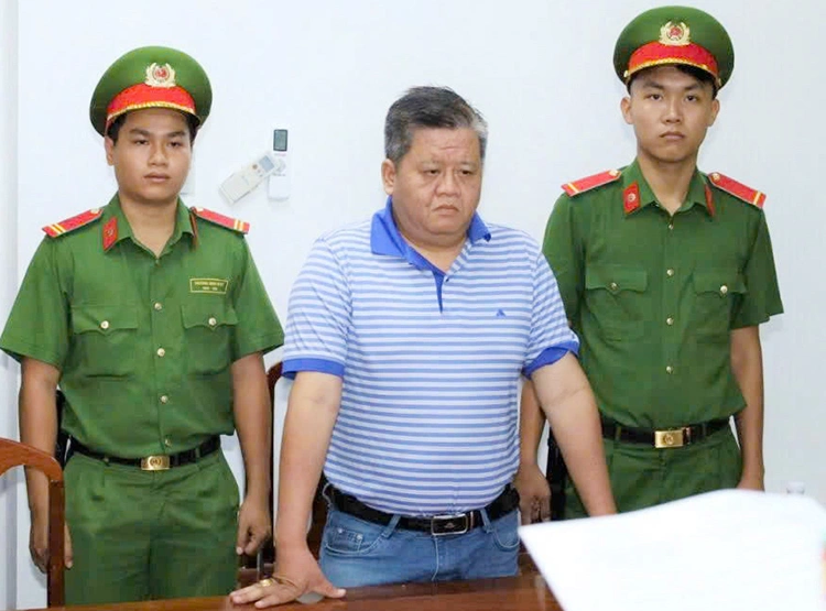 Ông Võ Xuân Trường khi bị bắt tạm giam. Ảnh: Công an Cần Thơ