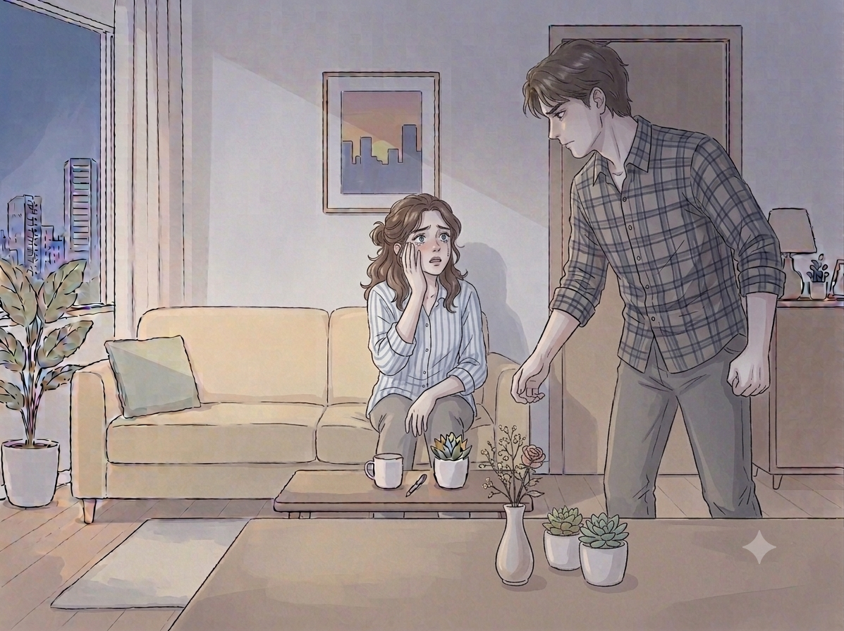 Tôi bị bạn trai tát vì cười đùa với nam đồng nghiệp