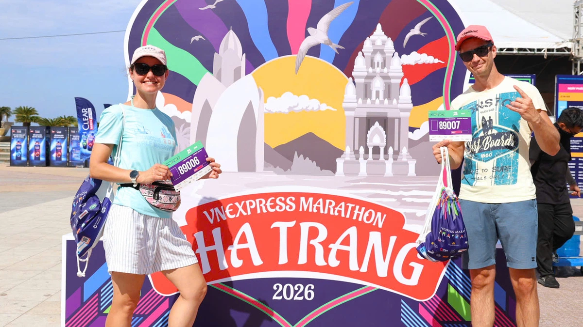 Runner quốc tế thích thú với cung đường VM Nha Trang