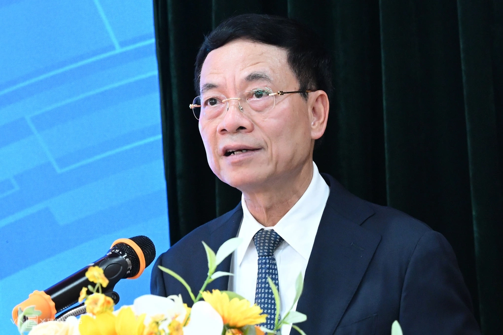Nguyên Bộ trưởng Khoa học và Công nghệ Nguyễn Mạnh Hùng, Chủ tịch sáng lập Viện Lãnh đạo, quản trị và quản lý Việt Nam. Ảnh: Trọng Đạt