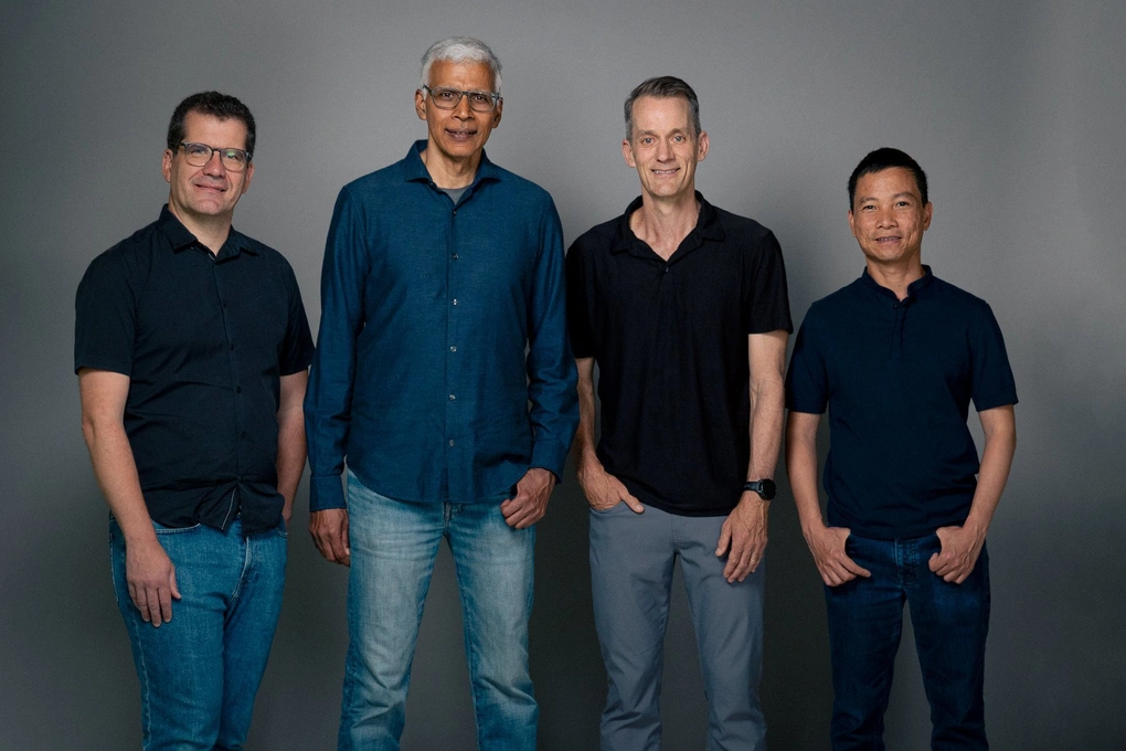 Founders from left to right: Oriol Vinyals, Sanjay Ghemawat, Jeff Dean, Le Viet Quoc. Photo: Discovery Loop