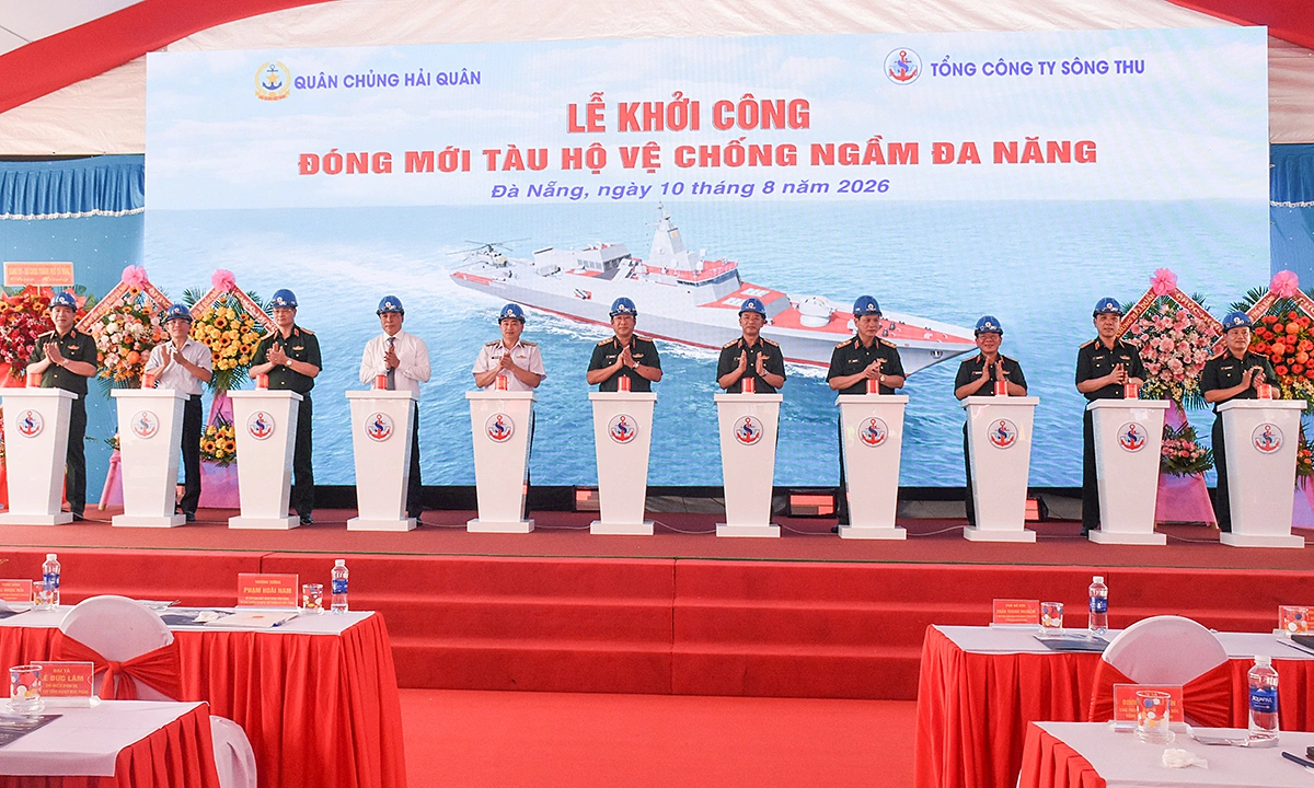 Đóng tàu hộ vệ chống ngầm đa năng do Việt Nam tự chủ