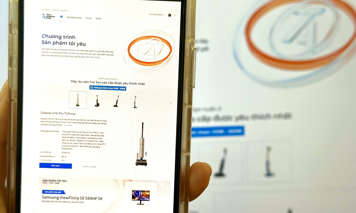 Bình chọn máy lau sàn hút bụi cao cấp được yêu thích