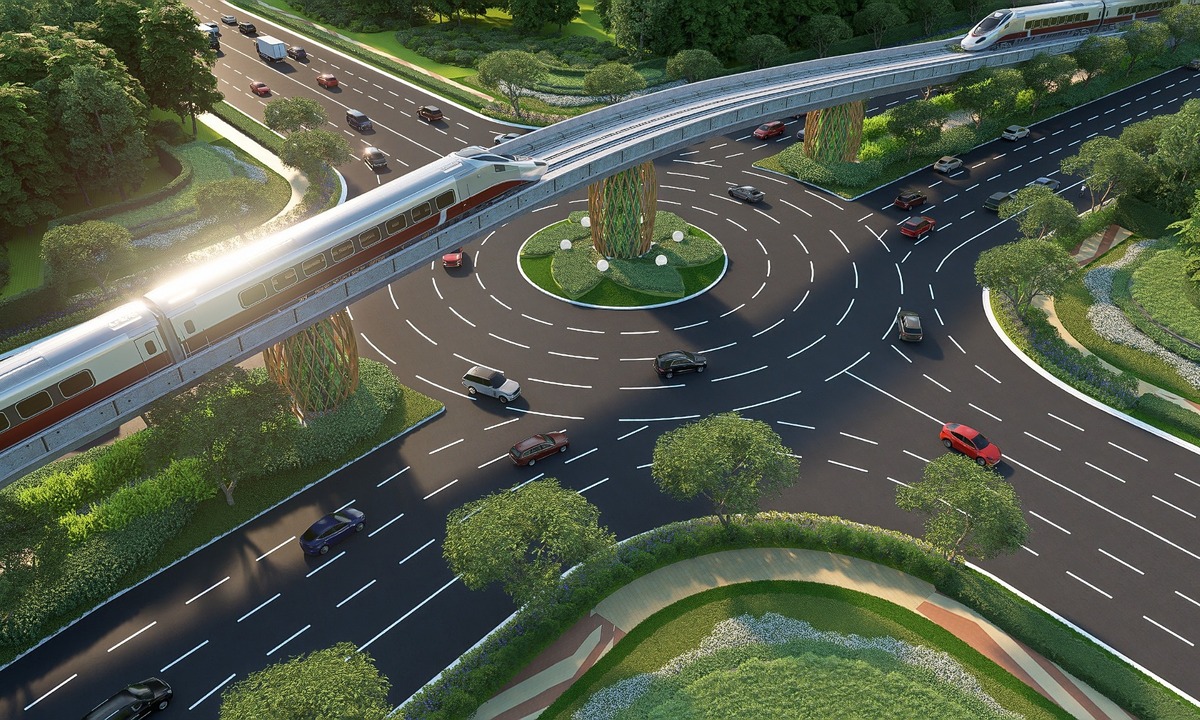 Tàu điện Phú Quốc chạy tối đa 100 km/h, chở 4.500 khách mỗi giờ