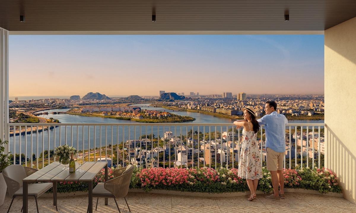 Lợi thế tầm nhìn của căn penthouse Sun Group Nam Đà Nẵng