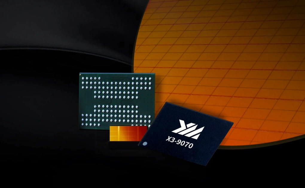 A sample of YMTC's memory chip. Photo:Handout
