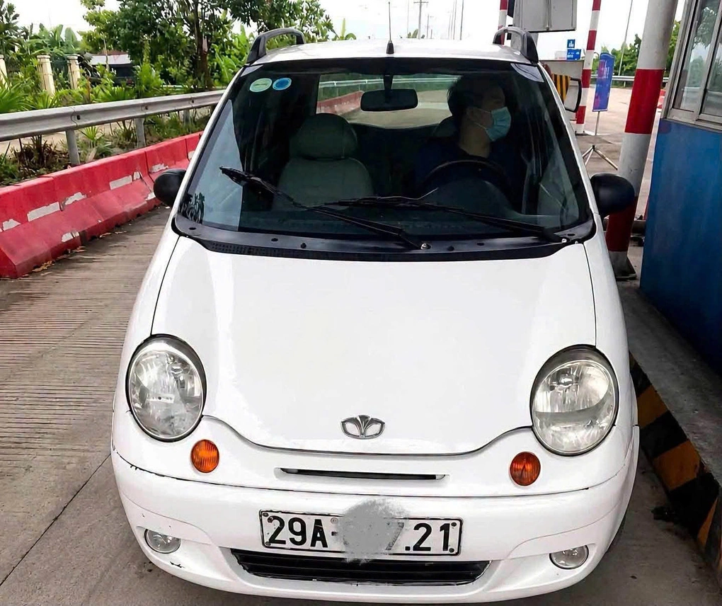 Chiếc Matiz đã 96 lần vi phạm. Ảnh: CSGT Phú Thọ