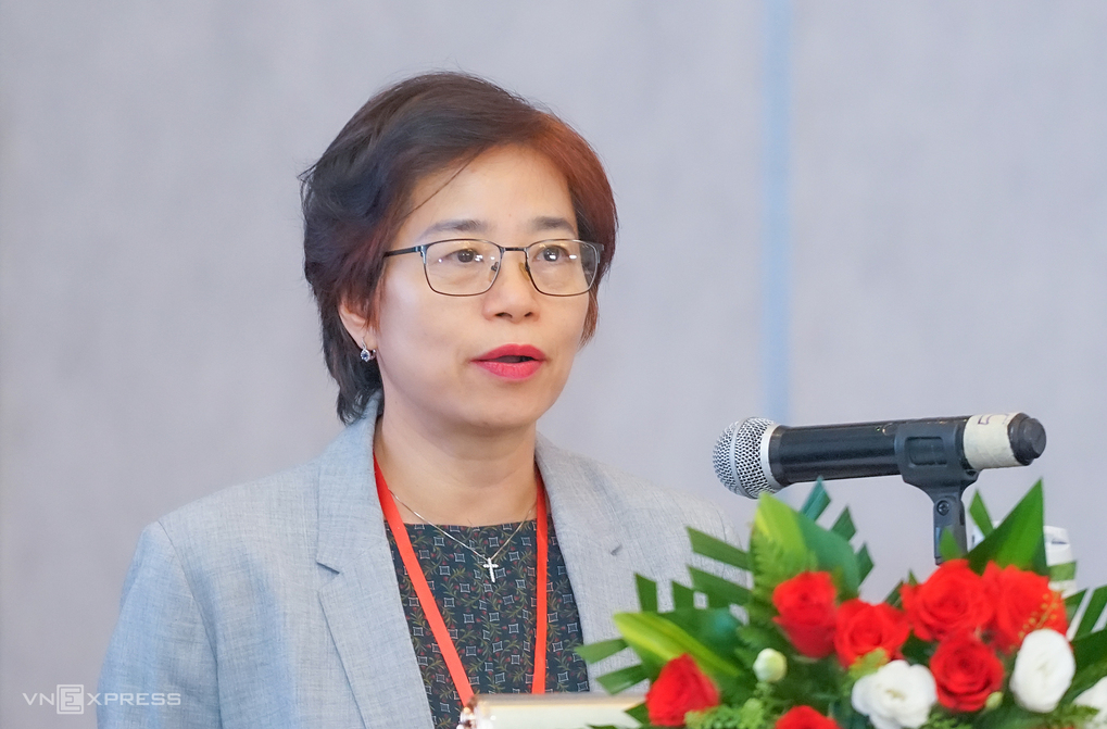 Bà Võ Lan Phương, CEO Vriens & Partners Việt Nam, phát biểu tại sự kiện. Ảnh: Bảo Lâm