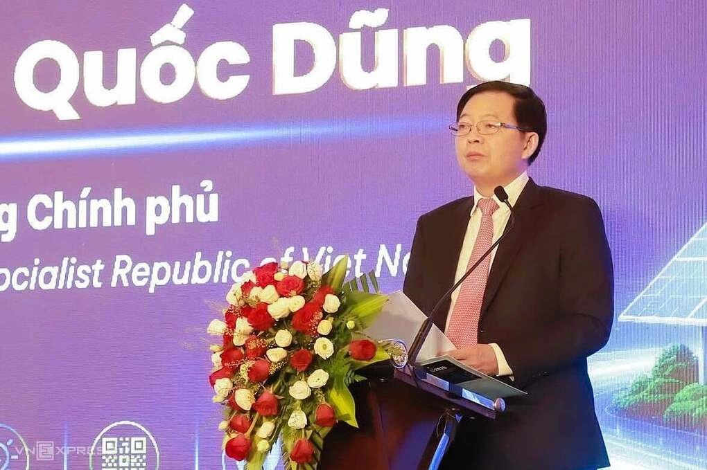 Phó thủ tướng Chính phủ Hồ Quốc Dũng phát biểu tại sự kiện. Ảnh: Bảo Lâm