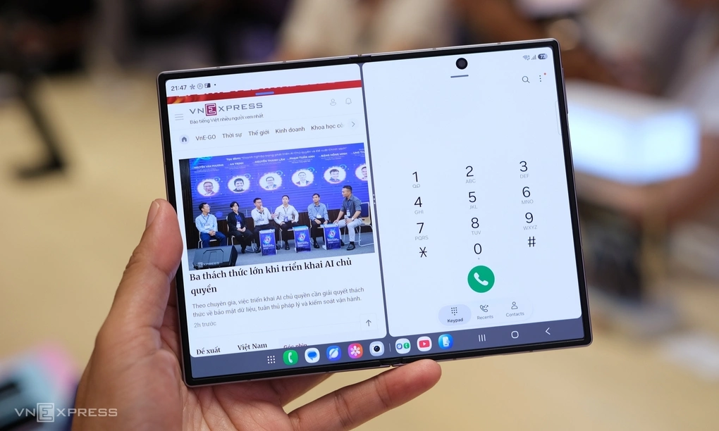 Galaxy Z Fold8. Ảnh: Tuấn Hưng