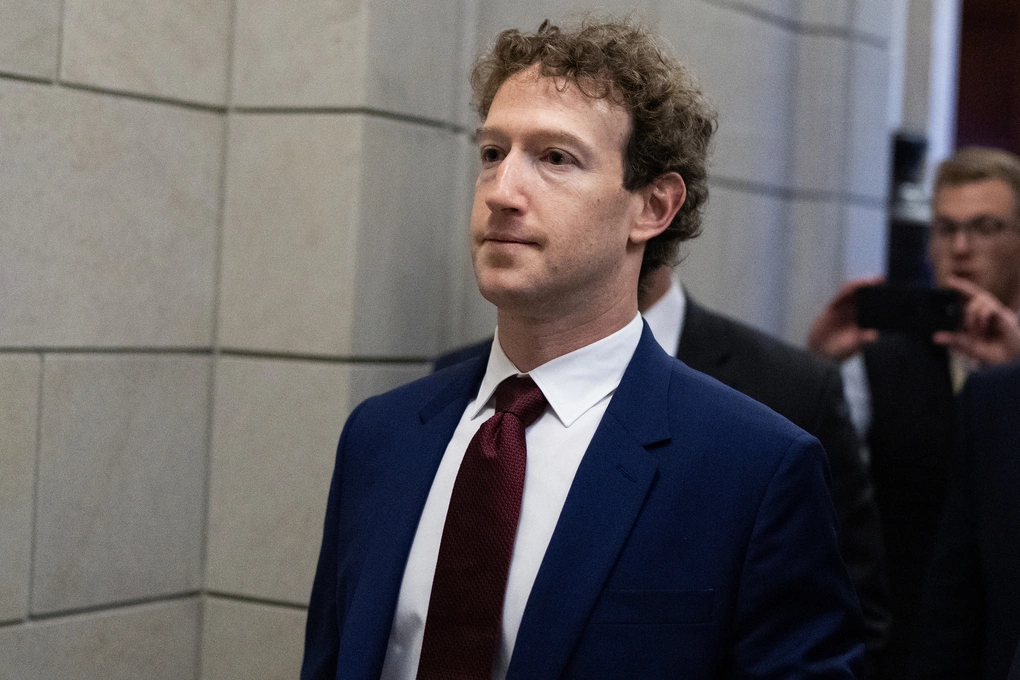 Mark Zuckerberg, CEO Meta, tại Điện Capitol Mỹ ngày 26/3/2026. Ảnh: Reuters