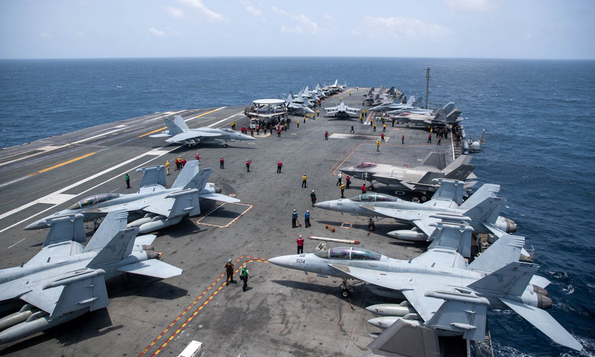 Tàu sân bay Mỹ đến Trung Đông thay USS Abraham Lincoln