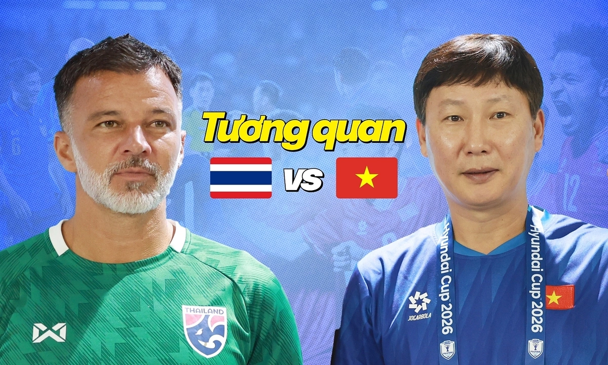 Cuộc đối đầu giữa tuyển Thái Lan - Việt Nam qua những con số