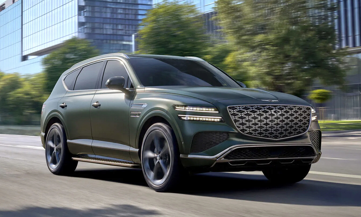 Xe sang xứ Hàn Genesis GV80 Hybrid lộ diện